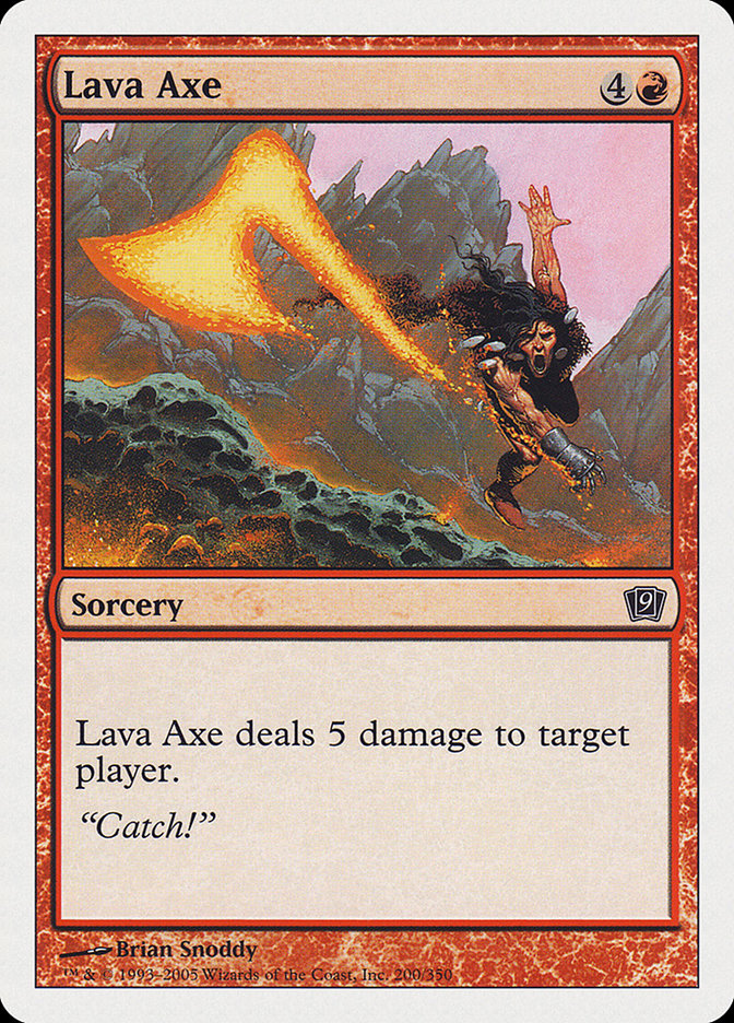 Magic | Lava Axe [Ninth Edition] | The Nerd Merchant