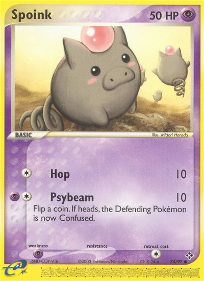 Pokemon | Spoink (74/97) [EX: Dragon] | The Nerd Merchant