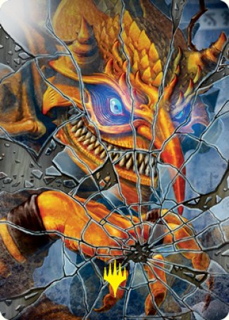 Magic | Reflection of Kiki-Jiki Art Card (Gold-Stamped Signature) [Kamigawa: Neon Dynasty Art Series] | The Nerd Merchant
