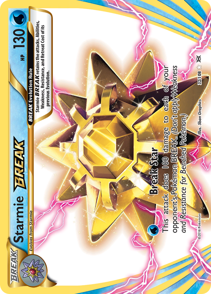 Pokemon | Starmie BREAK (32/108) [XY: Evolutions] | The Nerd Merchant