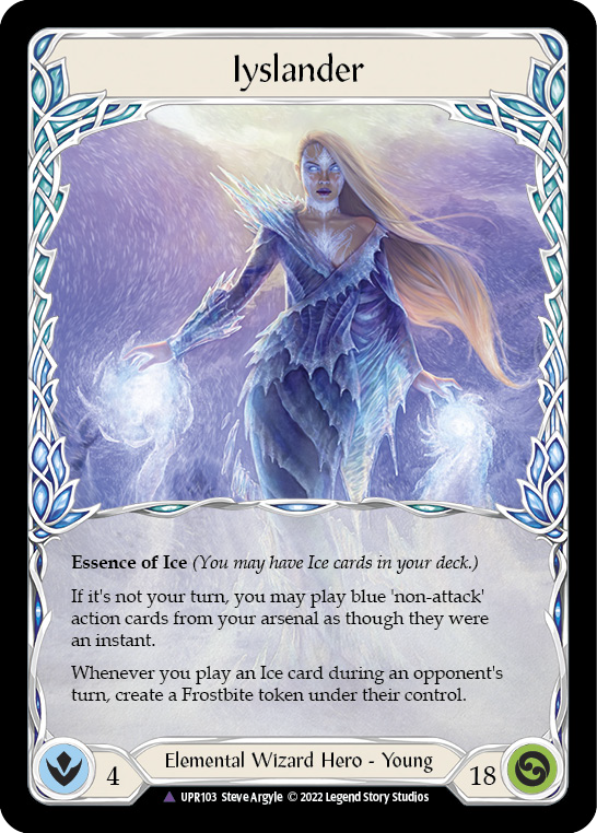 Flesh and Blood TCG | Iyslander (Double-Sided Marvel) [UPR103] (Uprising)  Cold Foil | The Nerd Merchant