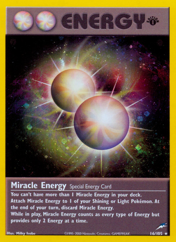 Pokemon | Miracle Energy (16/105) [Neo Destiny 1st Edition] | The Nerd Merchant