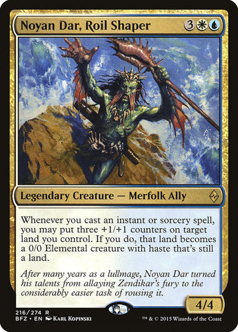 Magic | Noyan Dar, Roil Shaper [Battle for Zendikar] | The Nerd Merchant