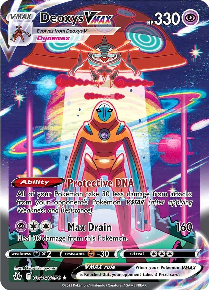 Pokemon | Deoxys VMAX (GG45/GG70) [Sword & Shield: Crown Zenith] | The Nerd Merchant