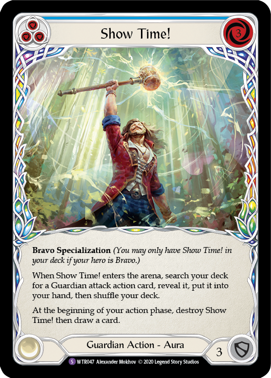 Flesh and Blood TCG | Show Time! [U-WTR047] (Welcome to Rathe Unlimited)  Unlimited Normal | The Nerd Merchant