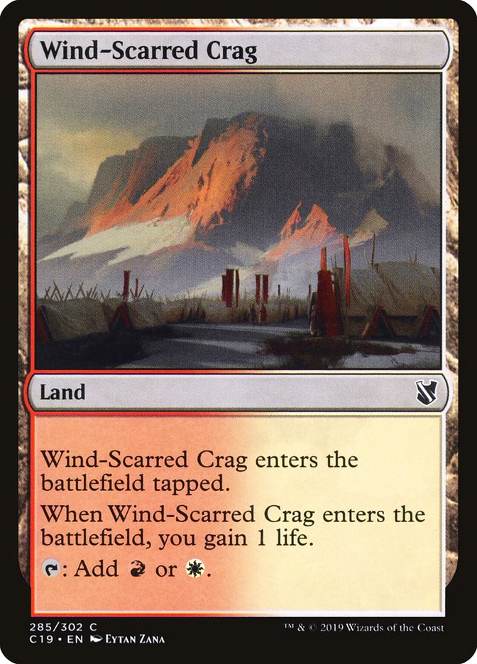 Magic | Wind-Scarred Crag [Commander 2019] | The Nerd Merchant