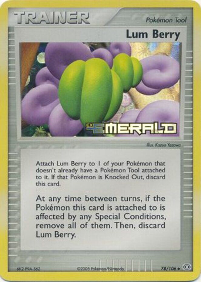 Pokemon | Lum Berry (78/106) (Stamped) [EX: Emerald] | The Nerd Merchant