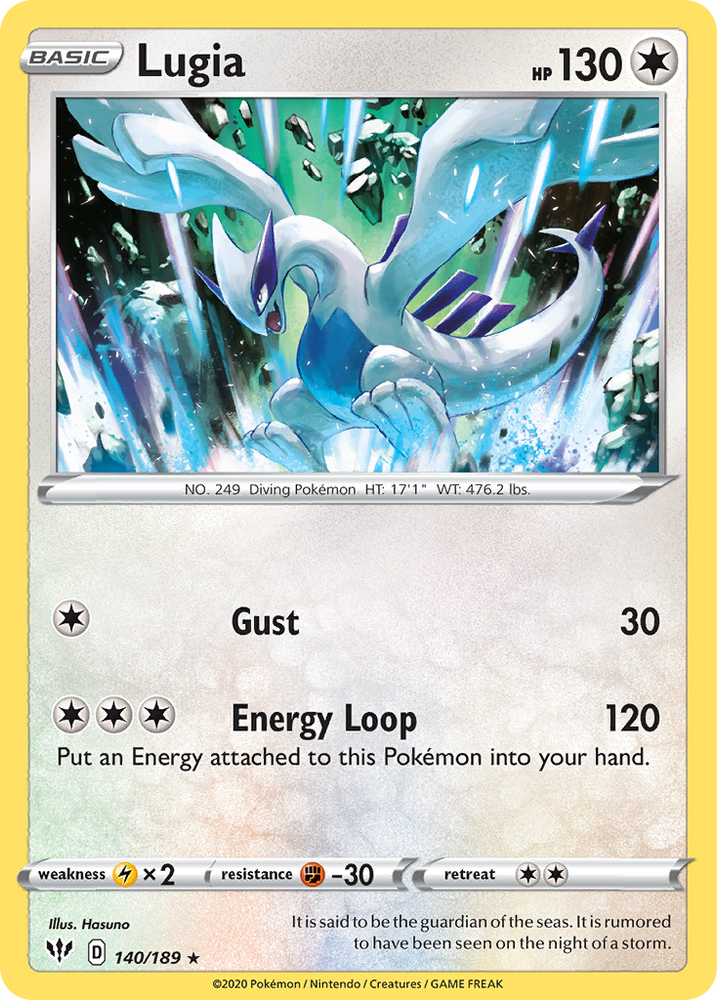 Pokemon | Lugia (140/189) [Sword & Shield: Darkness Ablaze] | The Nerd Merchant