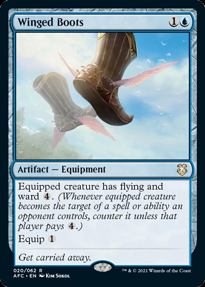 Magic | Winged Boots [Dungeons & Dragons: Adventures in the Forgotten Realms Commander] | The Nerd Merchant