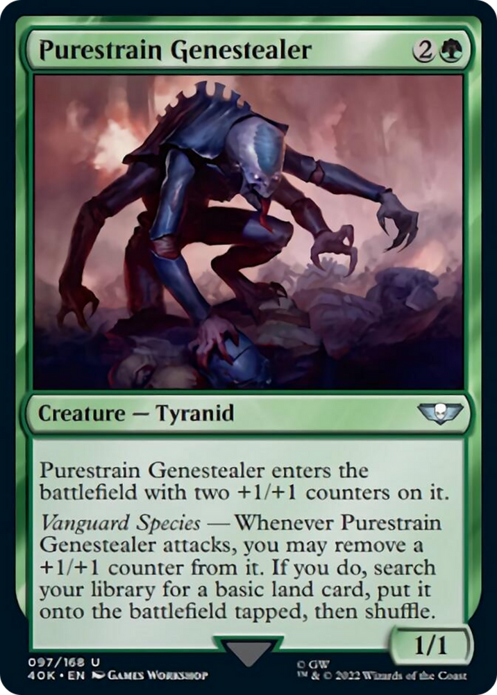 Magic | Purestrain Genestealer (Surge Foil) [Warhammer 40,000] | The Nerd Merchant