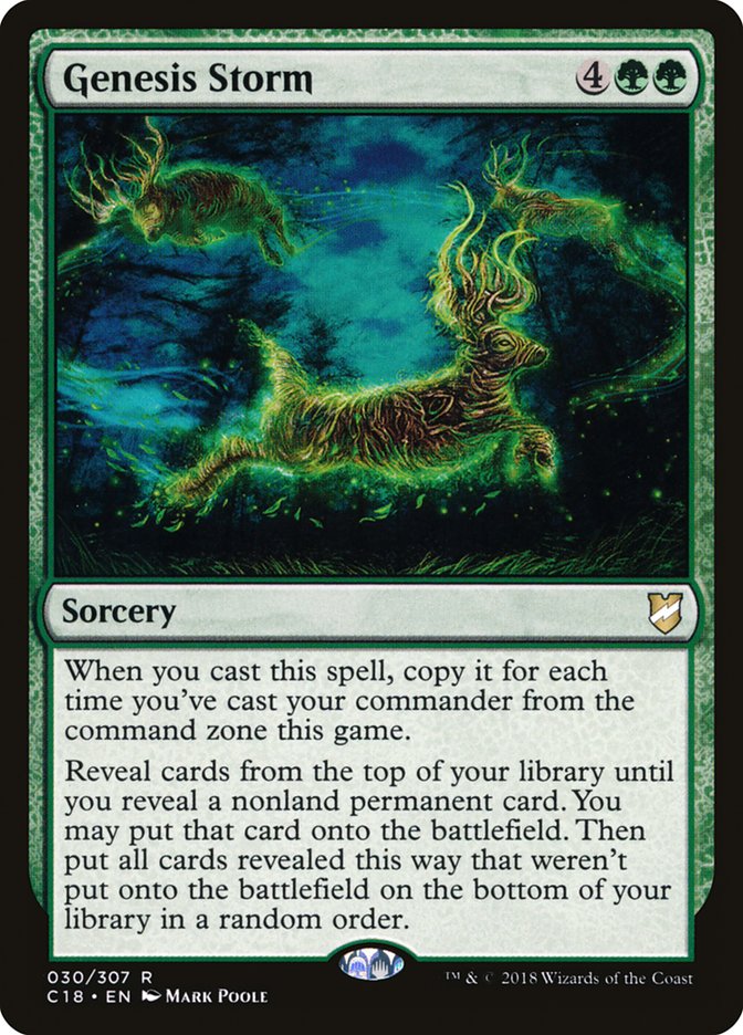 Magic | Genesis Storm [Commander 2018] | The Nerd Merchant