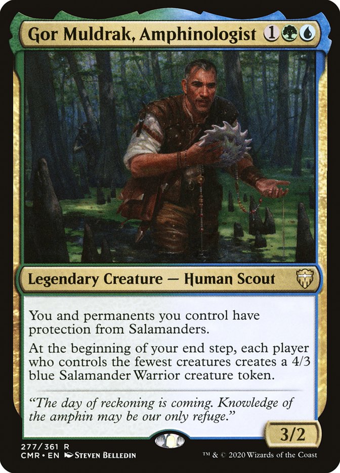 Magic | Gor Muldrak, Amphinologist [Commander Legends] | The Nerd Merchant