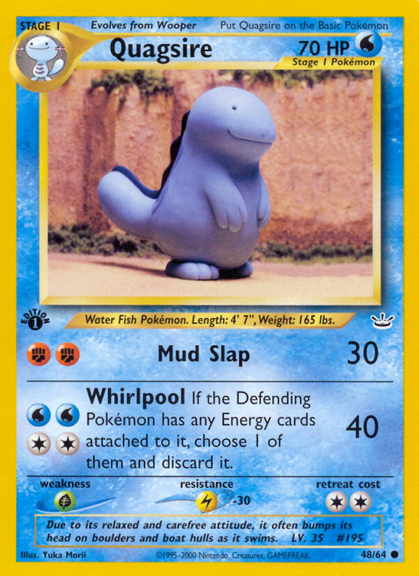 Pokemon | Quagsire (48/64) [Neo Revelation 1st Edition] | The Nerd Merchant