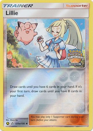 Pokemon | Lillie (125a/156) (Regional Promo) [Sun & Moon: Ultra Prism] | The Nerd Merchant