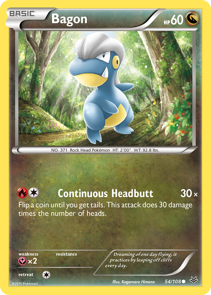 Pokemon | Bagon (54/108) [XY: Roaring Skies] | The Nerd Merchant