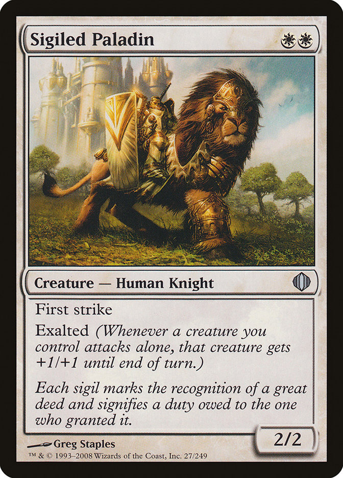 Magic | Sigiled Paladin [Shards of Alara] | The Nerd Merchant