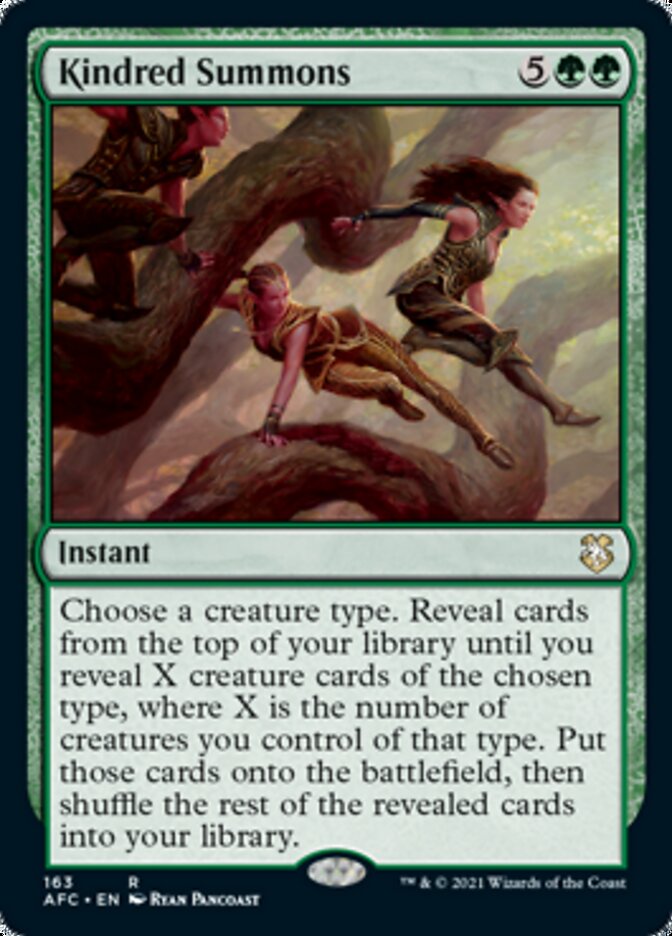 Magic | Kindred Summons [Dungeons & Dragons: Adventures in the Forgotten Realms Commander] | The Nerd Merchant