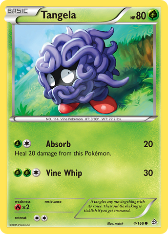Pokemon | Tangela (4/160) [XY: Primal Clash] | The Nerd Merchant