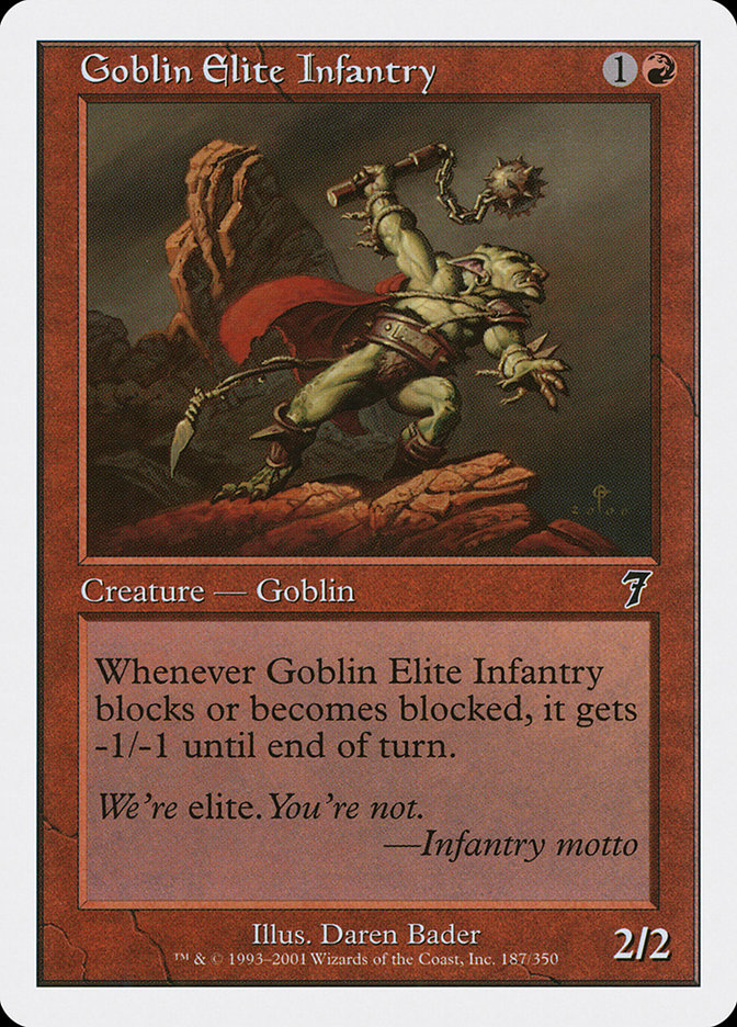 Magic | Goblin Elite Infantry [Seventh Edition] | The Nerd Merchant