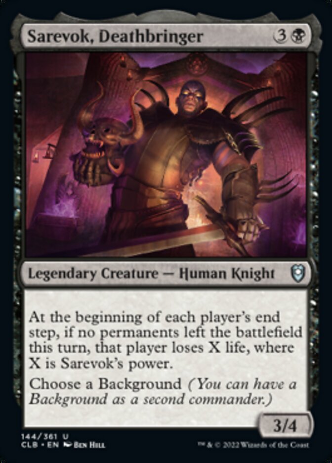 Magic | Sarevok, Deathbringer [Commander Legends: Battle for Baldur's Gate] | The Nerd Merchant