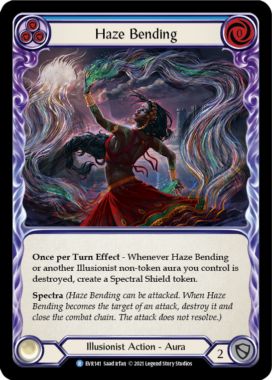 Flesh and Blood TCG | Haze Bending (Blue) [EVR141] (Everfest)  1st Edition Normal | The Nerd Merchant