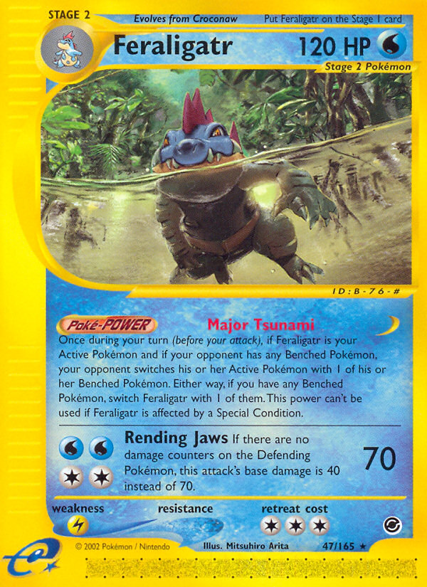Pokemon | Feraligatr (47/165) [Expedition: Base Set] | The Nerd Merchant