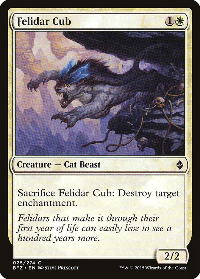 Magic | Felidar Cub [Battle for Zendikar] | The Nerd Merchant