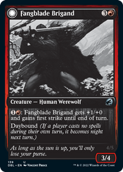 Magic | Fangblade Brigand // Fangblade Eviscerator [Innistrad: Double Feature] | The Nerd Merchant