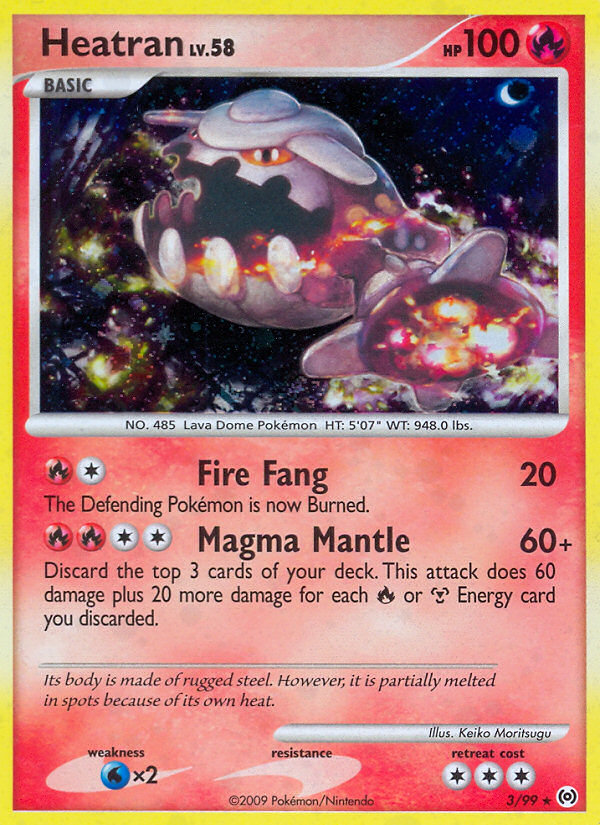 Pokemon | Heatran (3/99) [Platinum: Arceus] | The Nerd Merchant