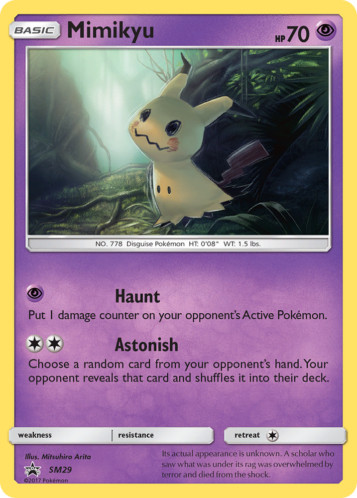 Pokemon | Mimikyu (SM29) [Sun & Moon: Black Star Promos] | The Nerd Merchant
