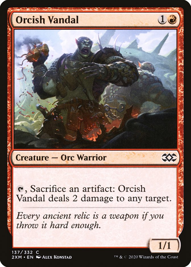 Magic | Orcish Vandal [Double Masters] | The Nerd Merchant