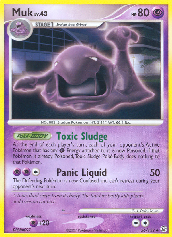 Pokemon | Muk (56/132) [Diamond & Pearl: Secret Wonders] | The Nerd Merchant