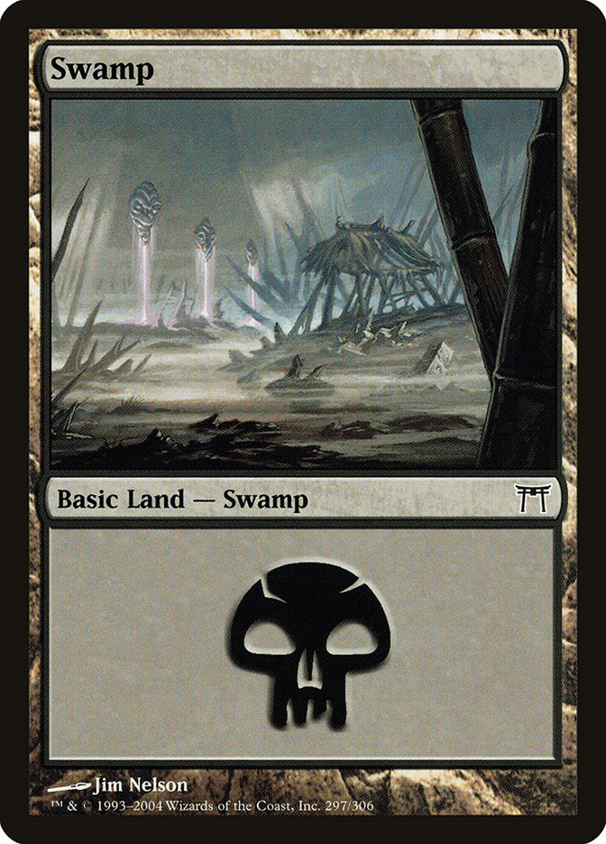 Magic | Swamp (297) [Champions of Kamigawa] | The Nerd Merchant