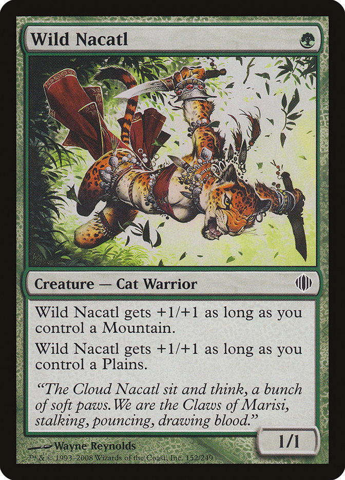 Magic | Wild Nacatl [Shards of Alara] | The Nerd Merchant