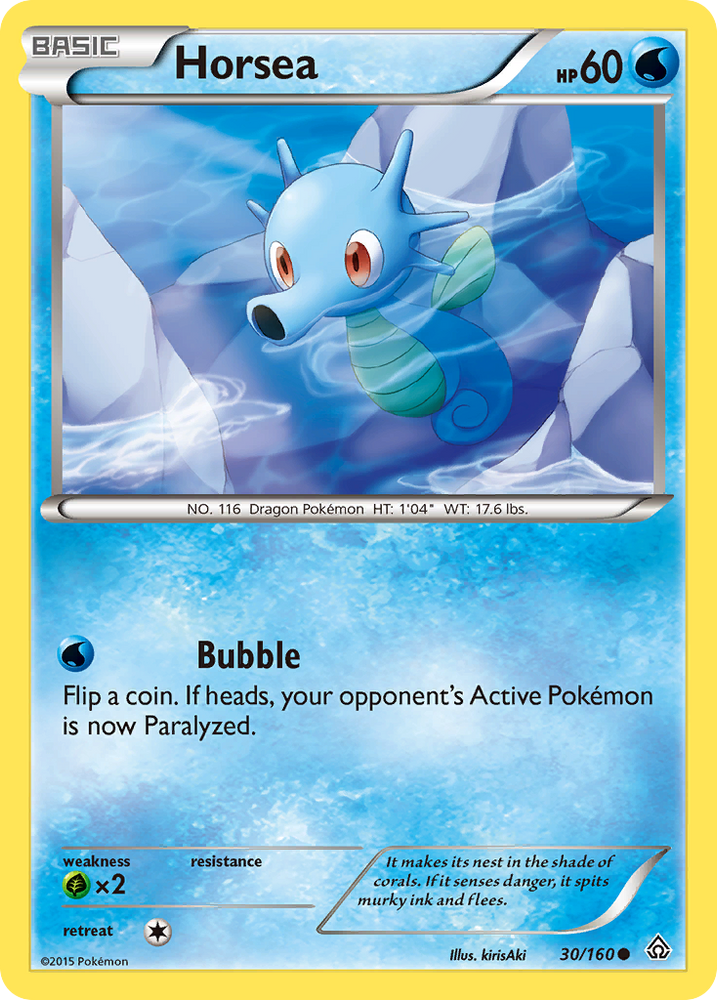 Pokemon | Horsea (30/160) [XY: Primal Clash] | The Nerd Merchant