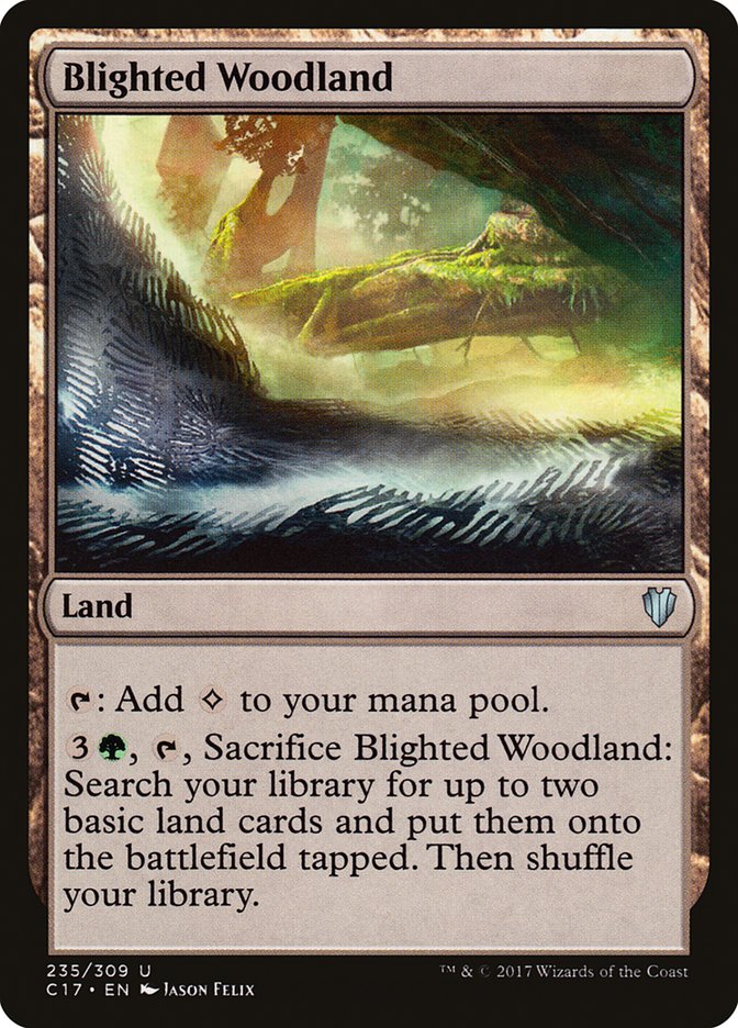 Magic | Blighted Woodland [Commander 2017] | The Nerd Merchant