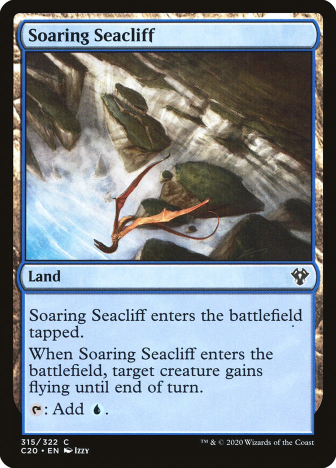 Magic | Soaring Seacliff [Commander 2020] | The Nerd Merchant