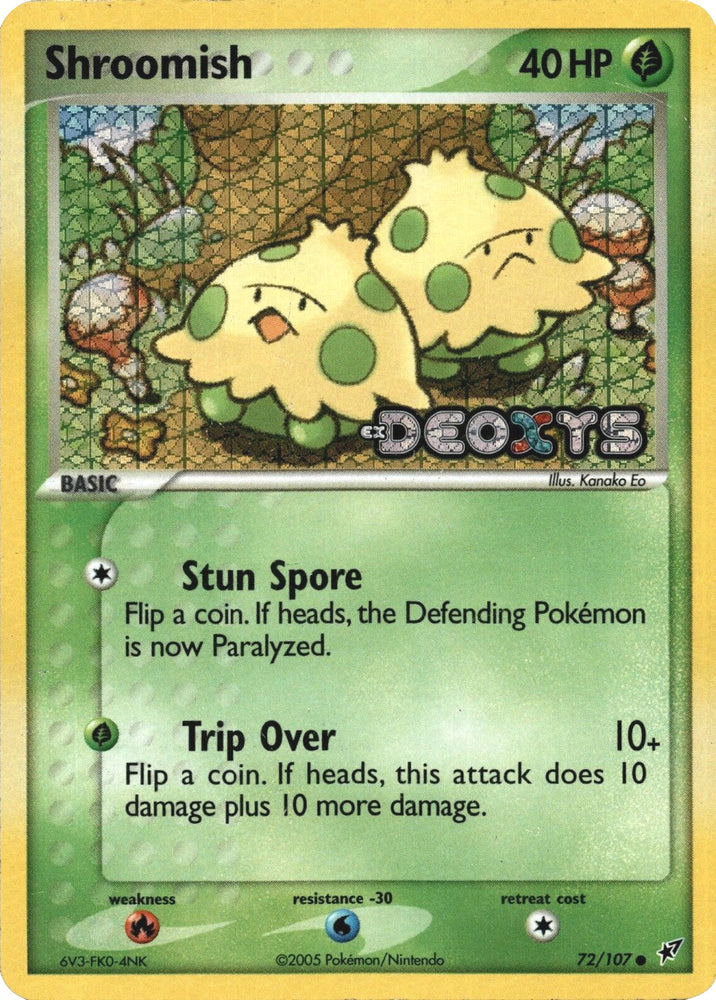Pokemon | Shroomish (72/107) (Stamped) [EX: Deoxys] | The Nerd Merchant