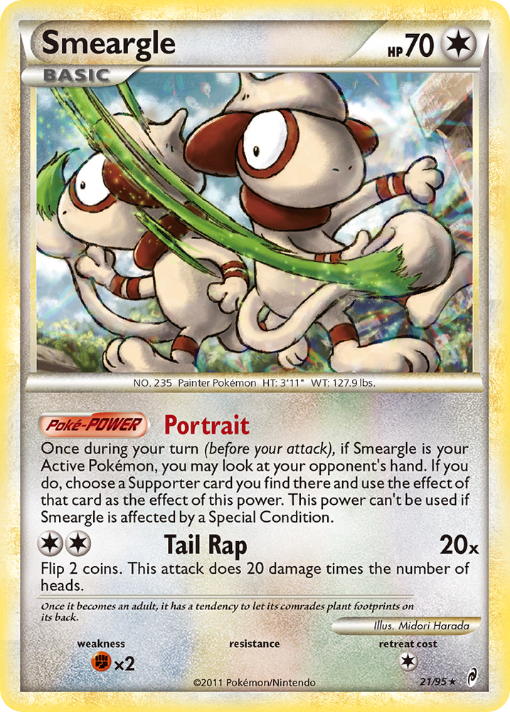 Pokemon | Smeargle (21/95) [HeartGold & SoulSilver: Call of Legends] | The Nerd Merchant