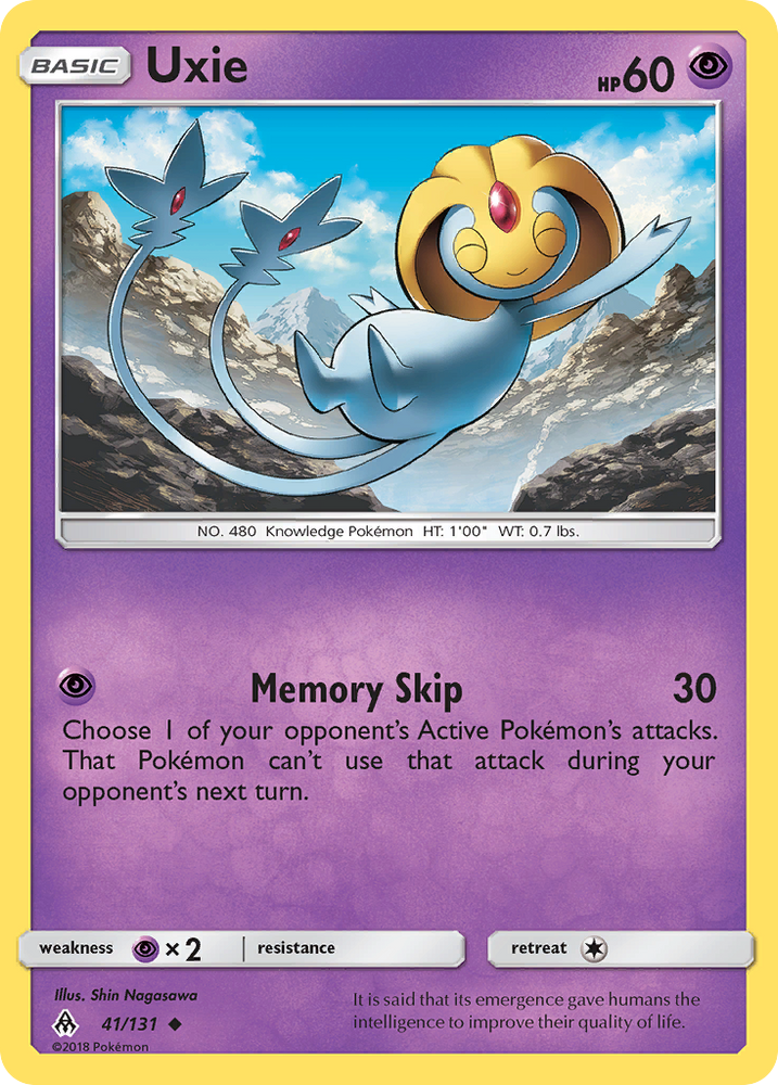 Pokemon | Uxie (41/131) [Sun & Moon: Forbidden Light] | The Nerd Merchant