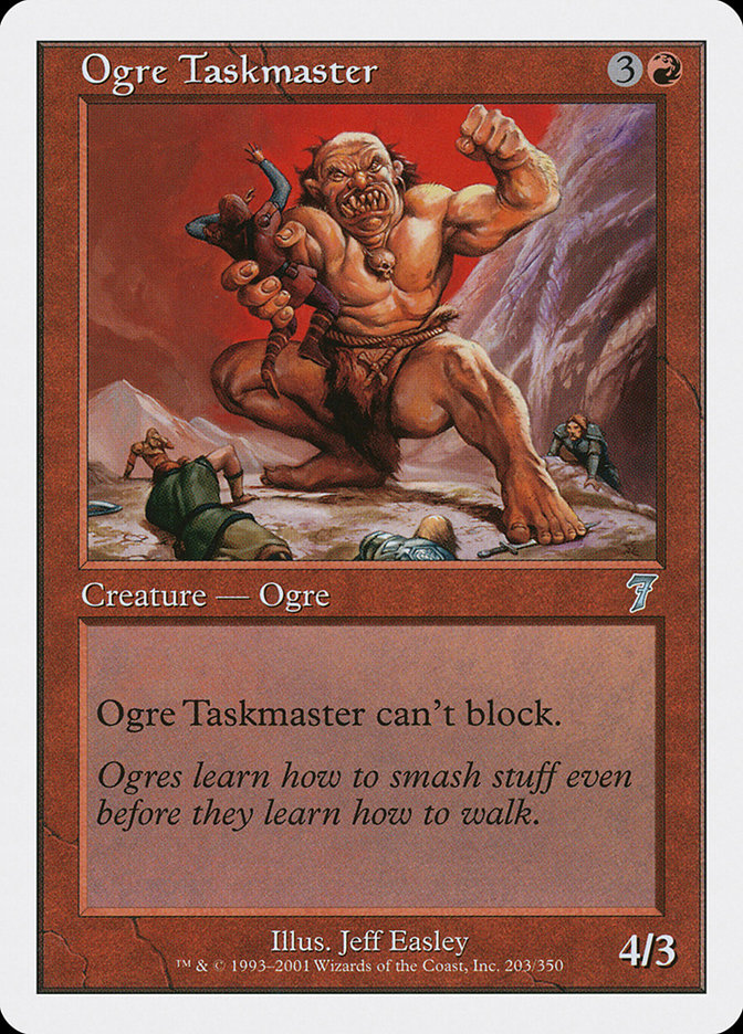 Magic | Ogre Taskmaster [Seventh Edition] | The Nerd Merchant