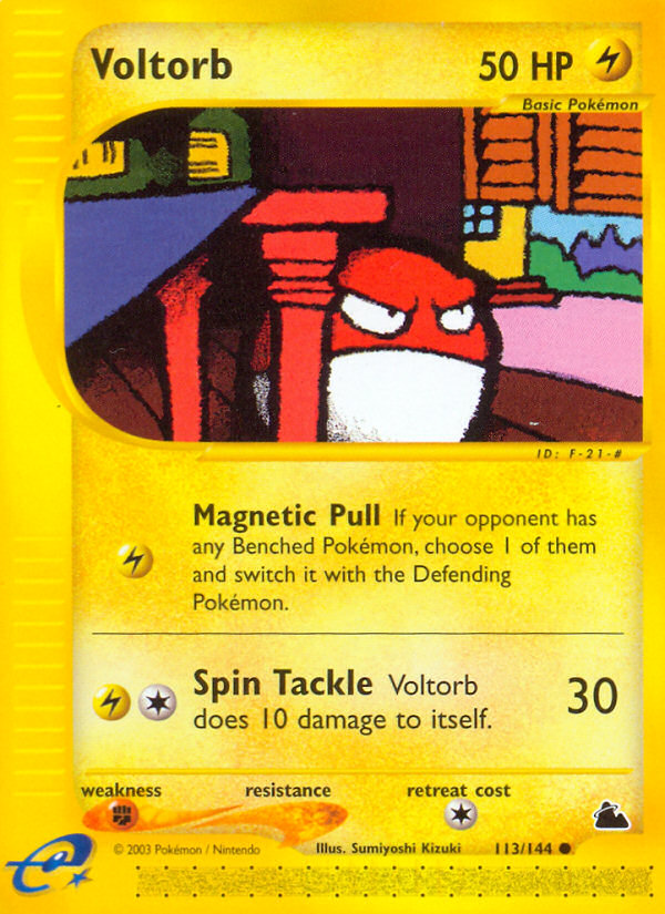Pokemon | Voltorb (113/144) [Skyridge] | The Nerd Merchant