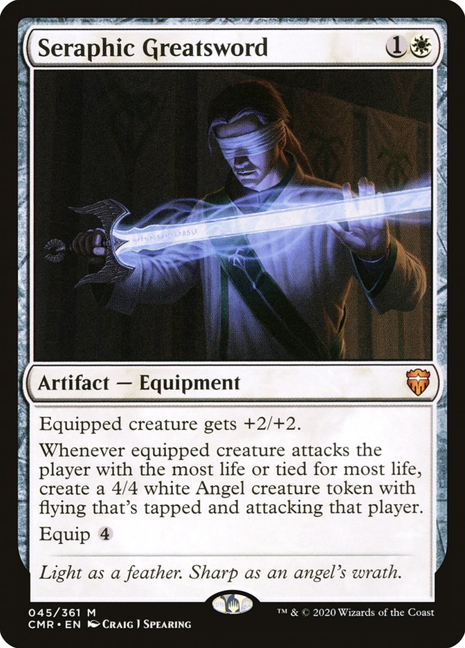Magic | Seraphic Greatsword [Commander Legends] | The Nerd Merchant