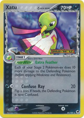 Pokemon | Xatu (25/101) (Delta Species) (Stamped) [EX: Dragon Frontiers] | The Nerd Merchant