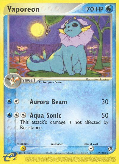 Pokemon | Vaporeon (25/100) [EX: Sandstorm] | The Nerd Merchant
