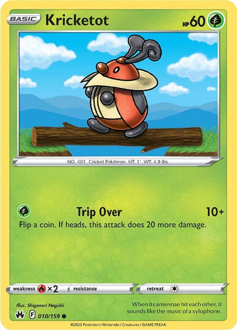 Pokemon | Kricketot (010/159) [Sword & Shield: Crown Zenith] | The Nerd Merchant