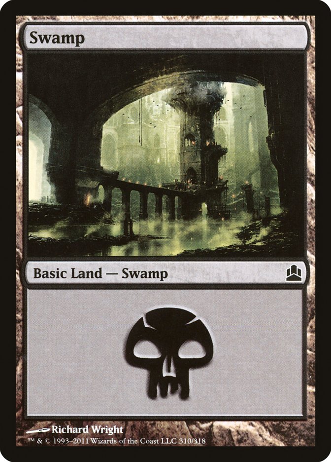 Magic | Swamp (310) [Commander 2011] | The Nerd Merchant