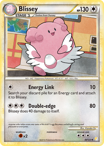 Pokemon | Blissey (36/123) [HeartGold & SoulSilver: Base Set] | The Nerd Merchant
