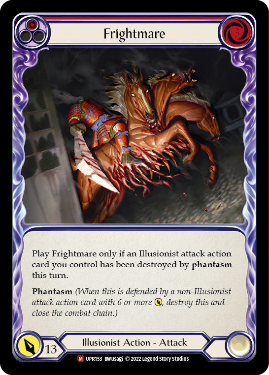 Flesh and Blood TCG | Frightmare [UPR153] (Uprising)  Rainbow Foil | The Nerd Merchant
