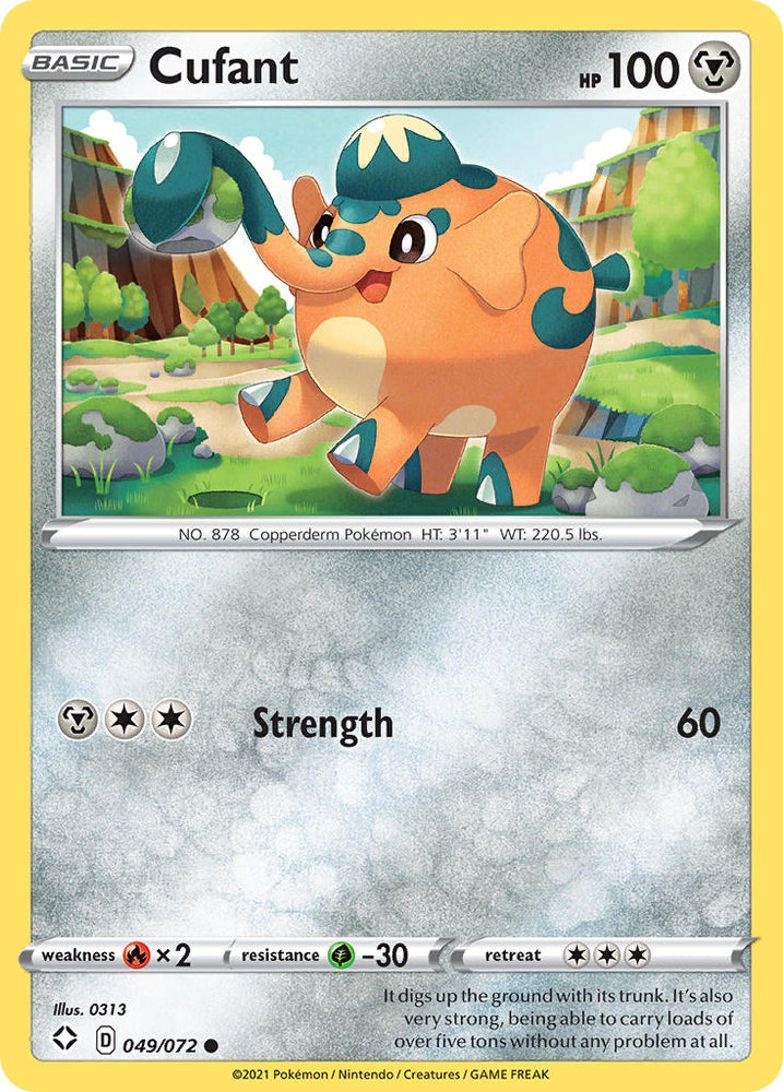 Pokemon | Cufant (049/072) [Sword & Shield: Shining Fates] | The Nerd Merchant